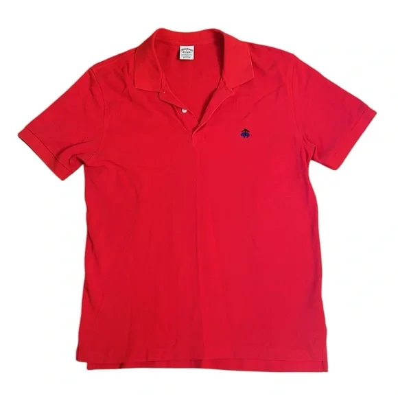Brooks Brothers Red Polo Slim Fit Performance Polo Men’s Size Large - Picture 1 of 11